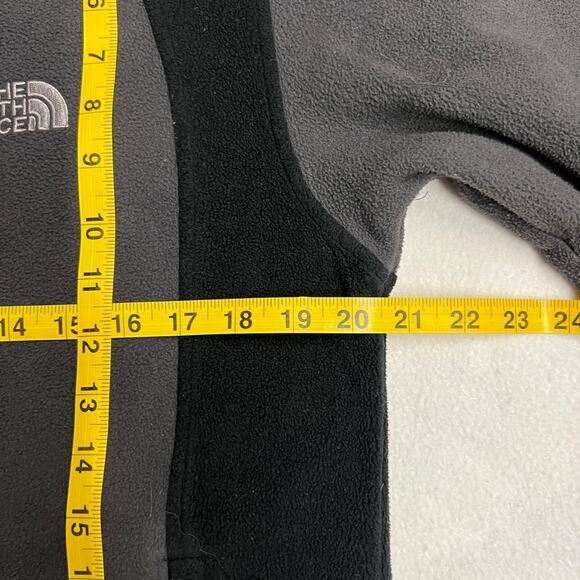The North‎ Face Men's Size Small Grey/ Black Full Zip-Up Fleece Jacket - Picture 10 of 12